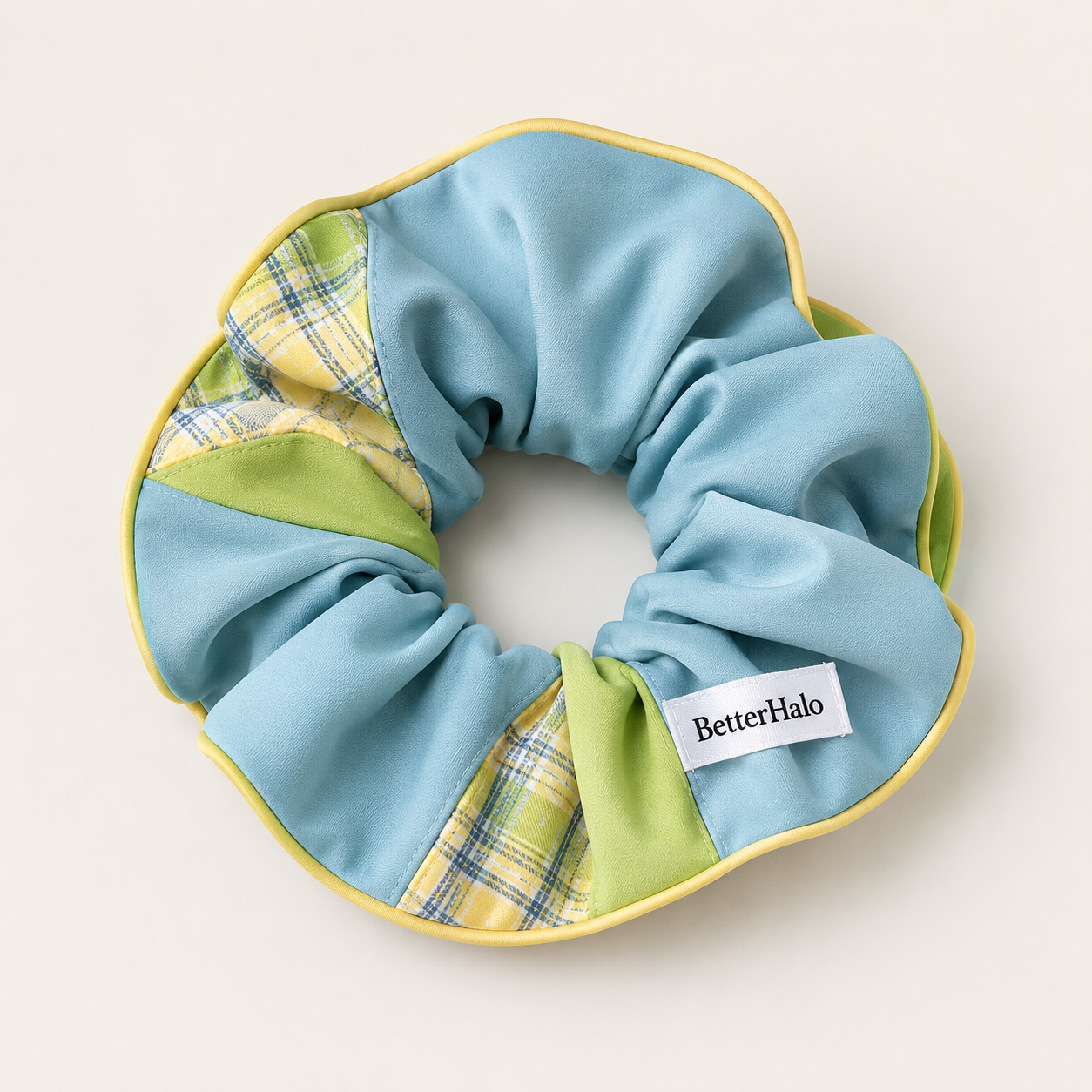 Example pastel BetterHalo surprise scrunchie
